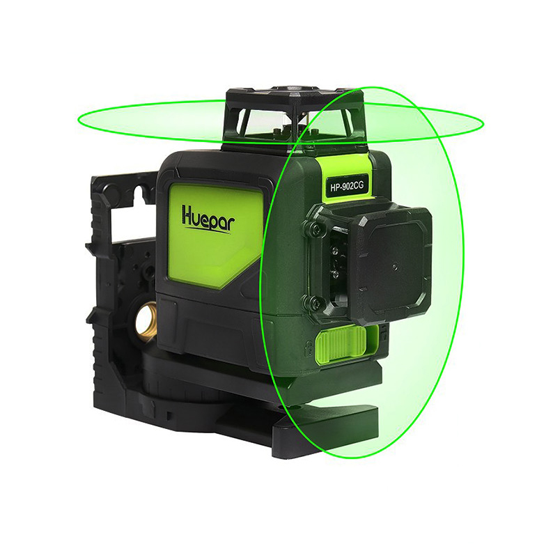 Industrial Laser Level - Huepar 902CG 360 셀프 레벨링 3D