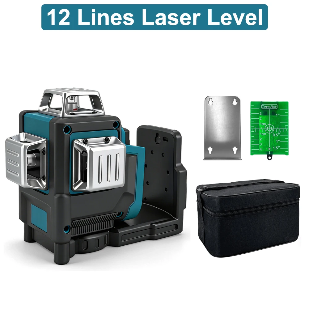 Industrial Laser Level - 12 라인 레이저 레벨 그린 라인