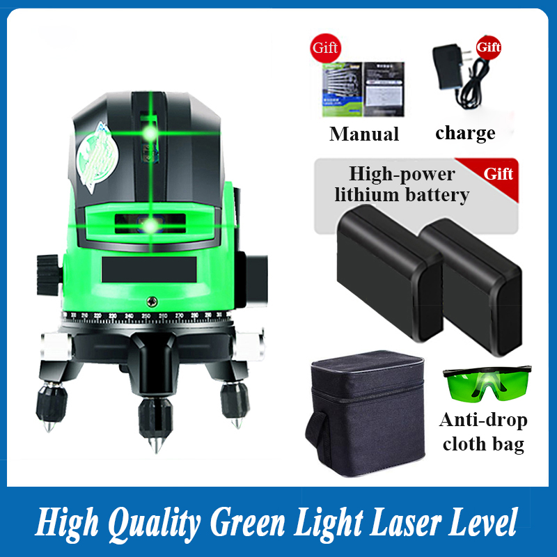 Industrial Laser Level - 높은 정밀 4D 강한 라이트 녹색