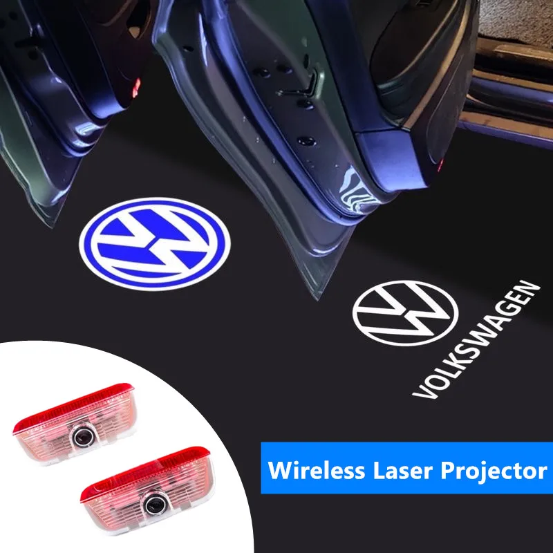 Industrial Laser Projection - 2PCS 자동차 도어 엠블럼 LED 라이트