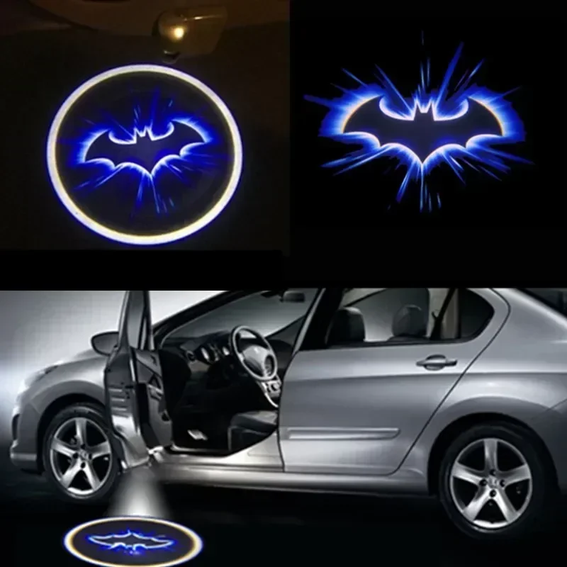 Industrial Laser Projection - 2PCS 무선 자동차 라이트 배트 로고