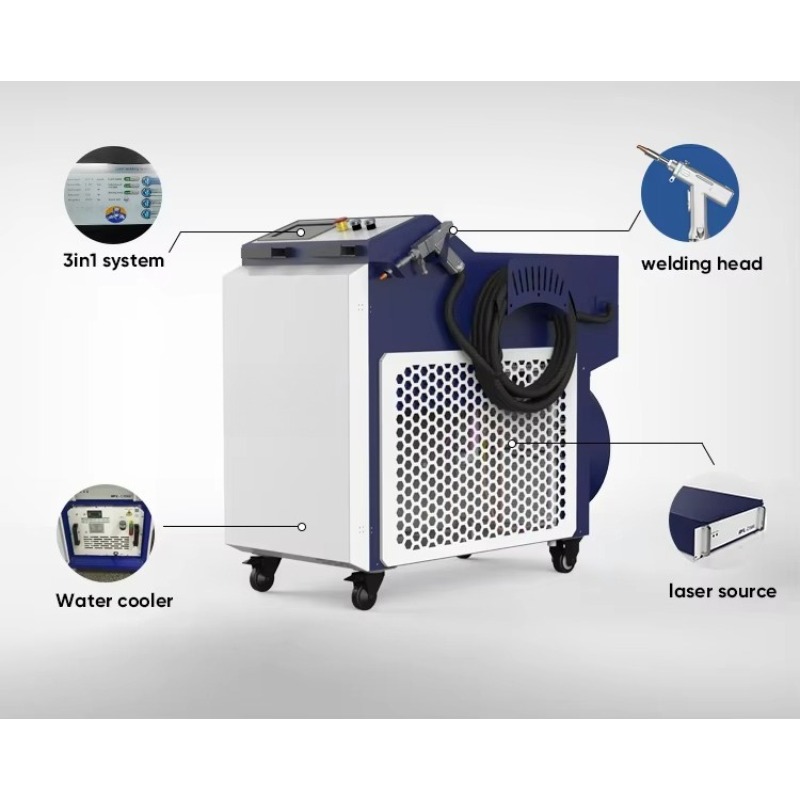 안정적인 새 제품 자동 휴대용 광섬유 레이저 용접기 금 - Industrial Laser Uses 리뷰 및 가격