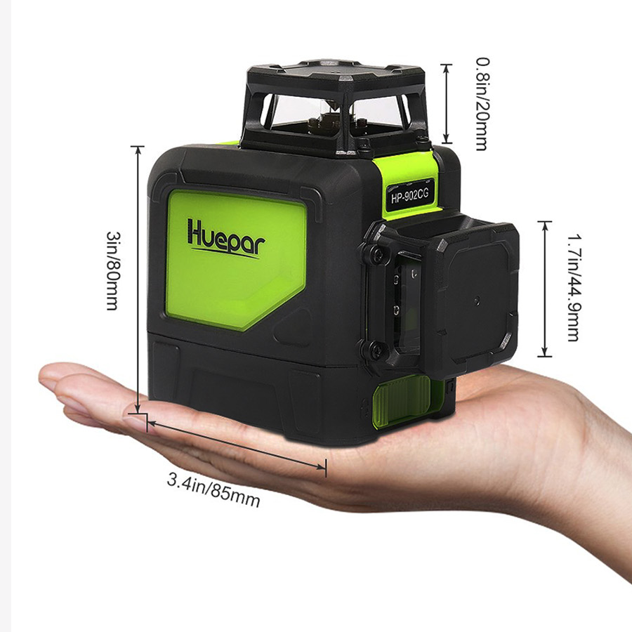 Huepar 902CG 360 셀프 레벨링 3D 레이저 - Industrial Laser Level 리뷰 및 가격