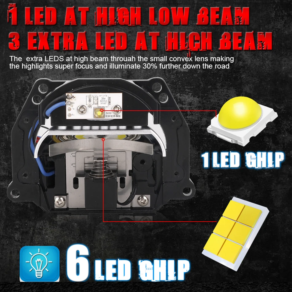 Bi LED 프로젝터 렌즈 3인치 헬라 헤드라이트용 하 - Industrial Laser Projection 리뷰 및 가격
