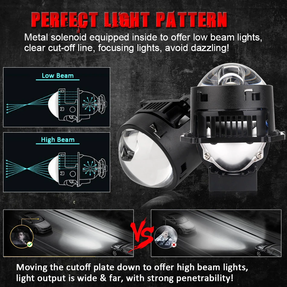 Bi LED 프로젝터 렌즈 3인치 헬라 헤드라이트용 하 - Industrial Laser Projection 리뷰 및 가격