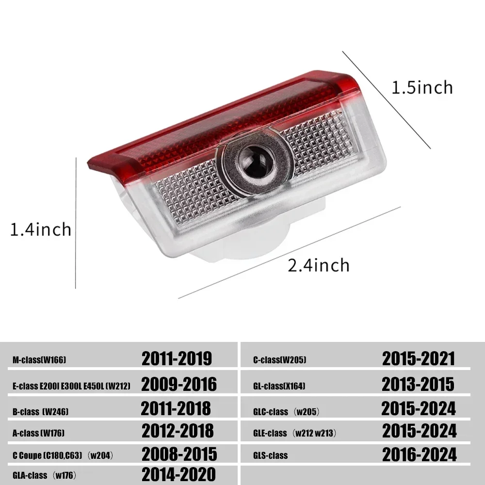 2/4PCS 자동차 LED 웰컴 라이트 레이저 프로젝터 - Industrial Laser Projection 리뷰 및 가격